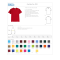 Royal Blue Core Blend Tee Distressed Circle Logo
